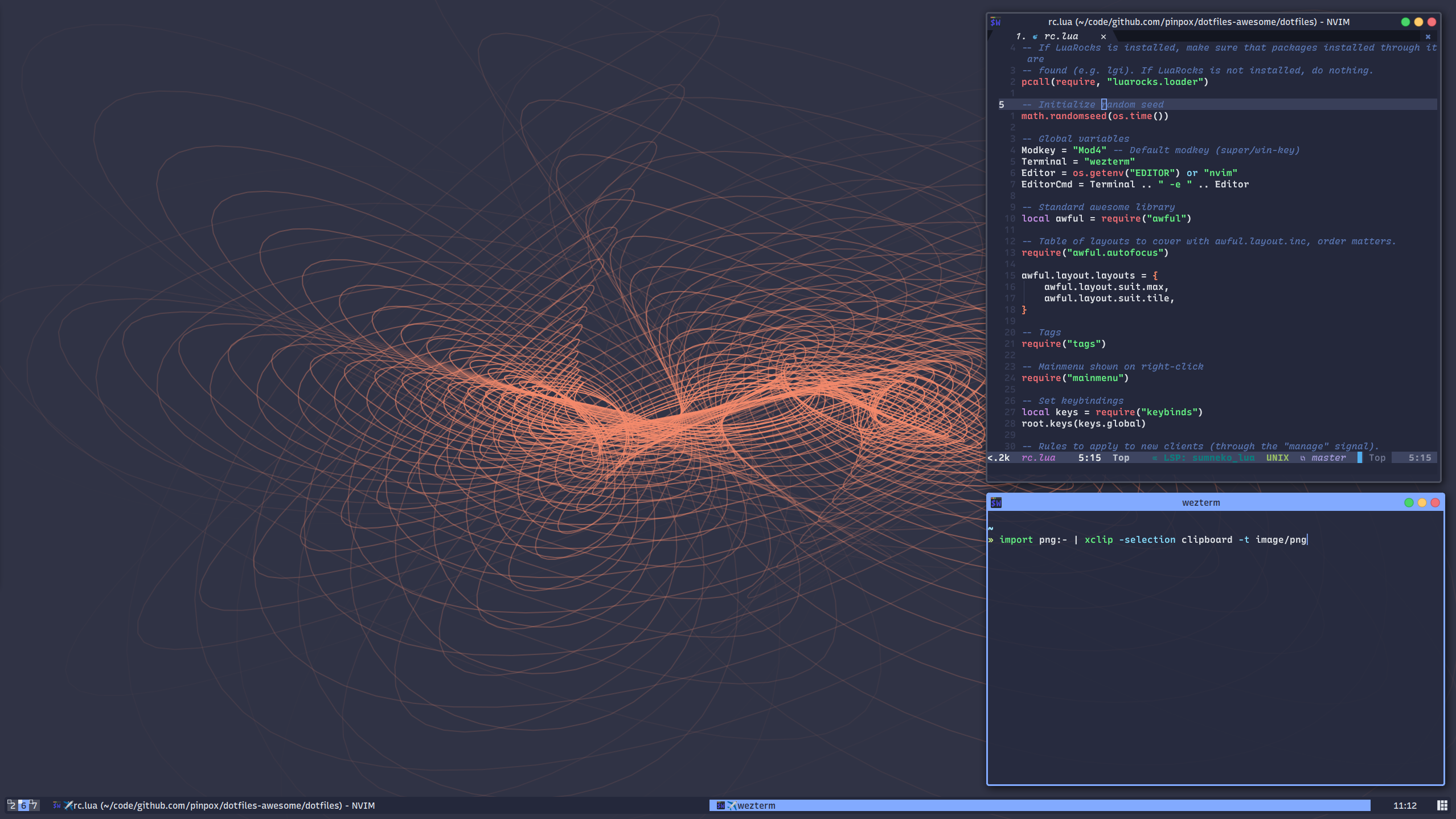 Awesome window manager