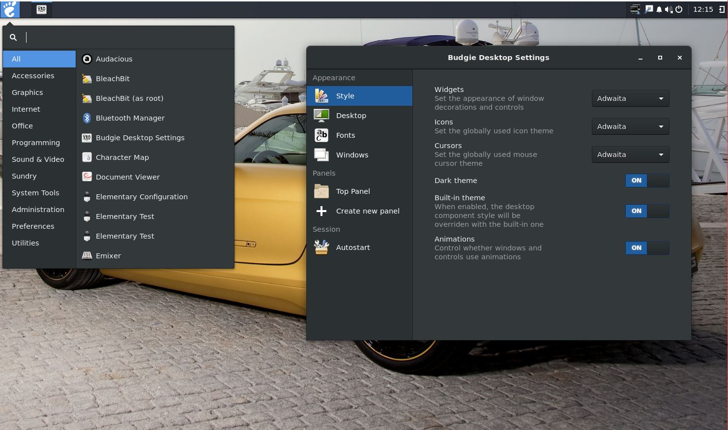Enlightenment desktop environment