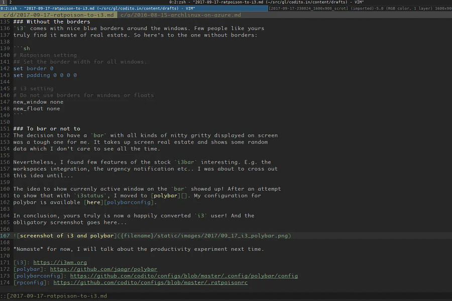 Ratpoison window manager