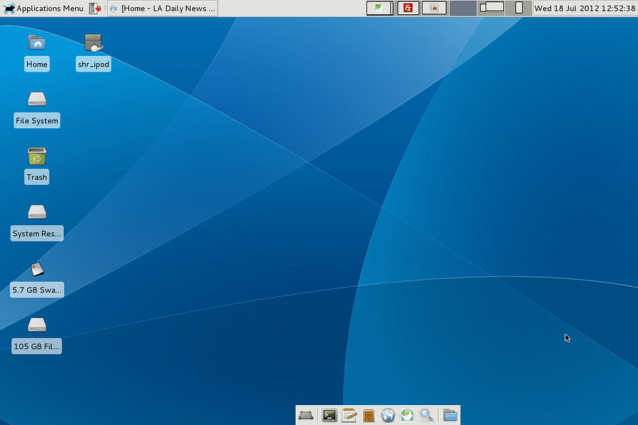 Debian Linux desktop