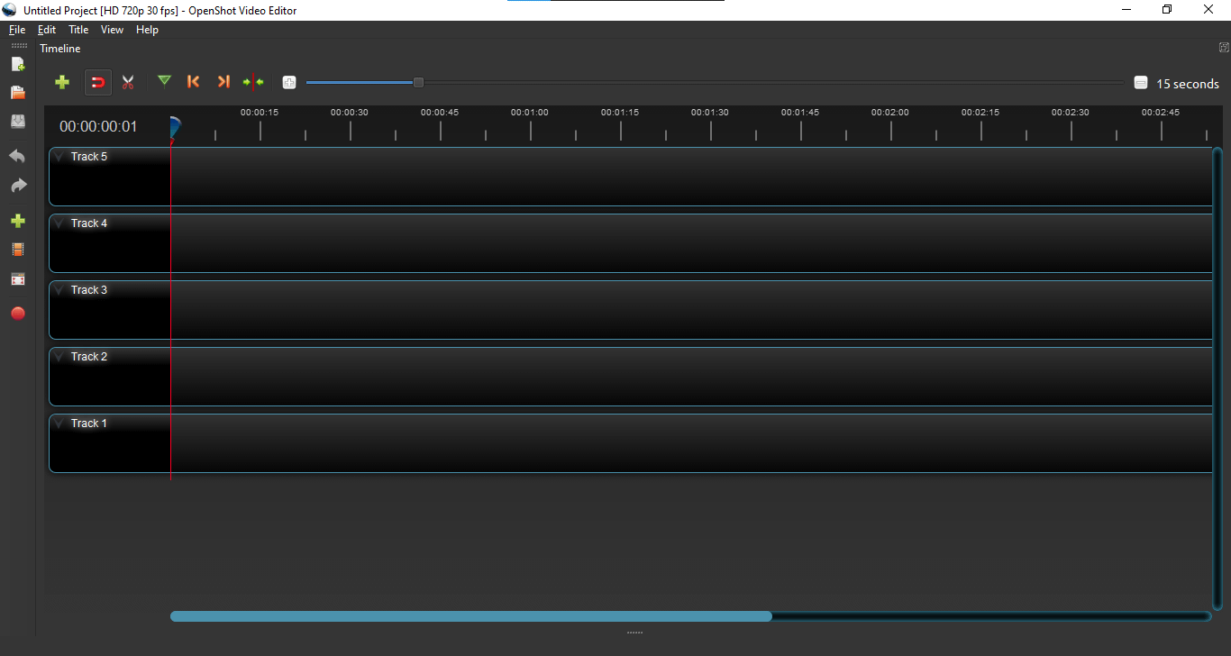 Openshot video editor