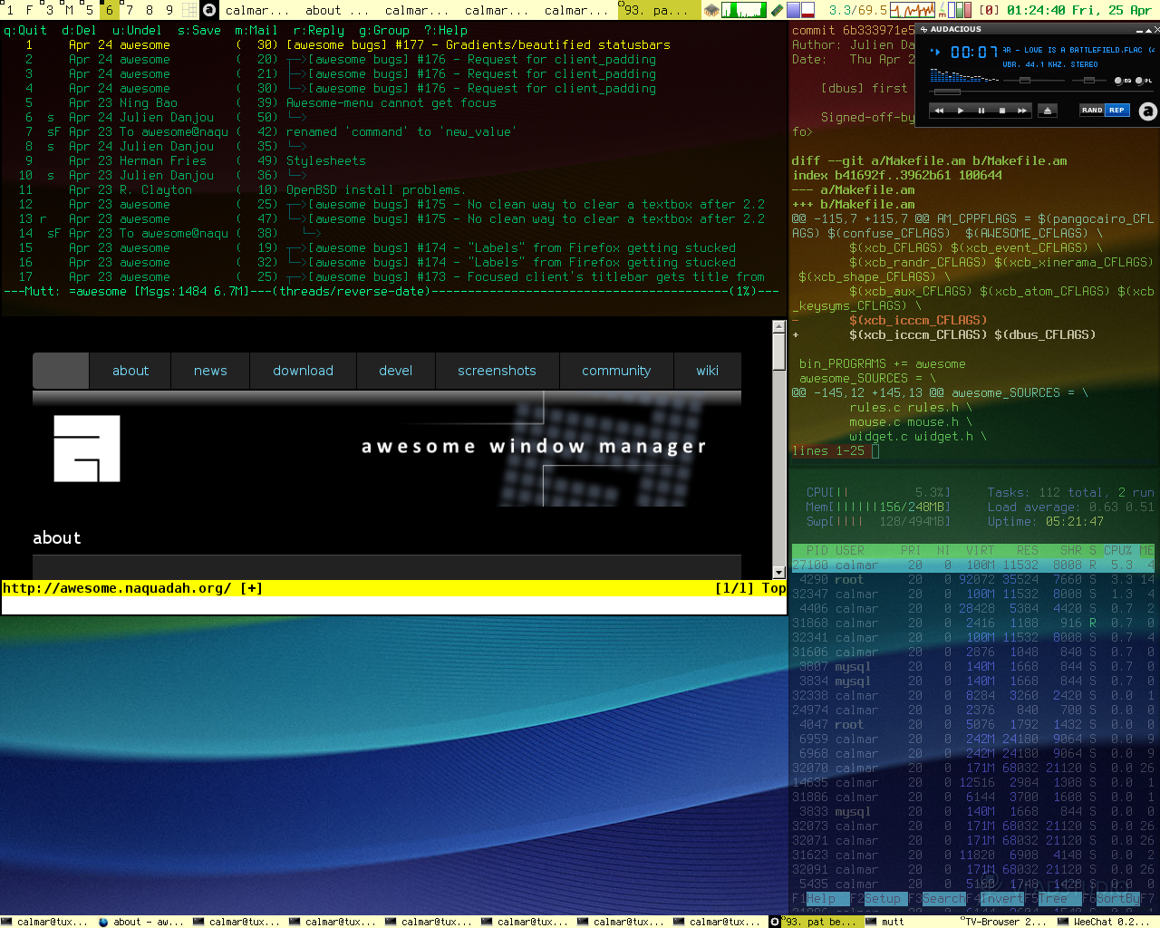 Awesome window manager