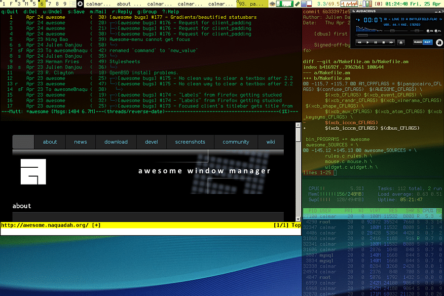 Awesome window manager