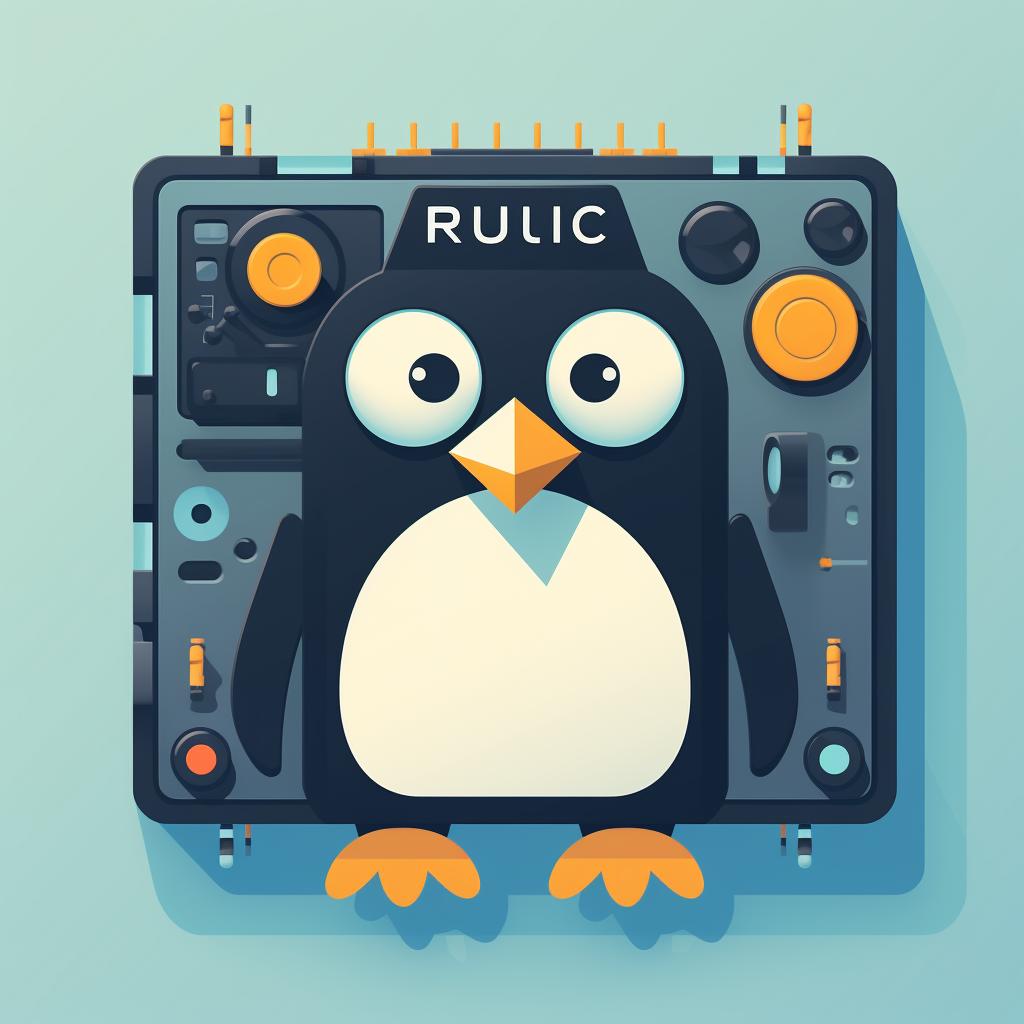 A screenshot of the Rufus interface with a Linux ISO file selected