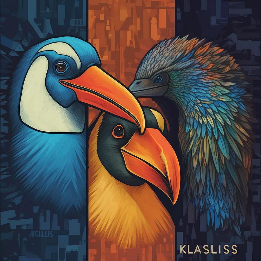 A collage of the four Linux distros for cybersecurity: Kali Linux, Tails, Parrot Security OS, and Qubes OS