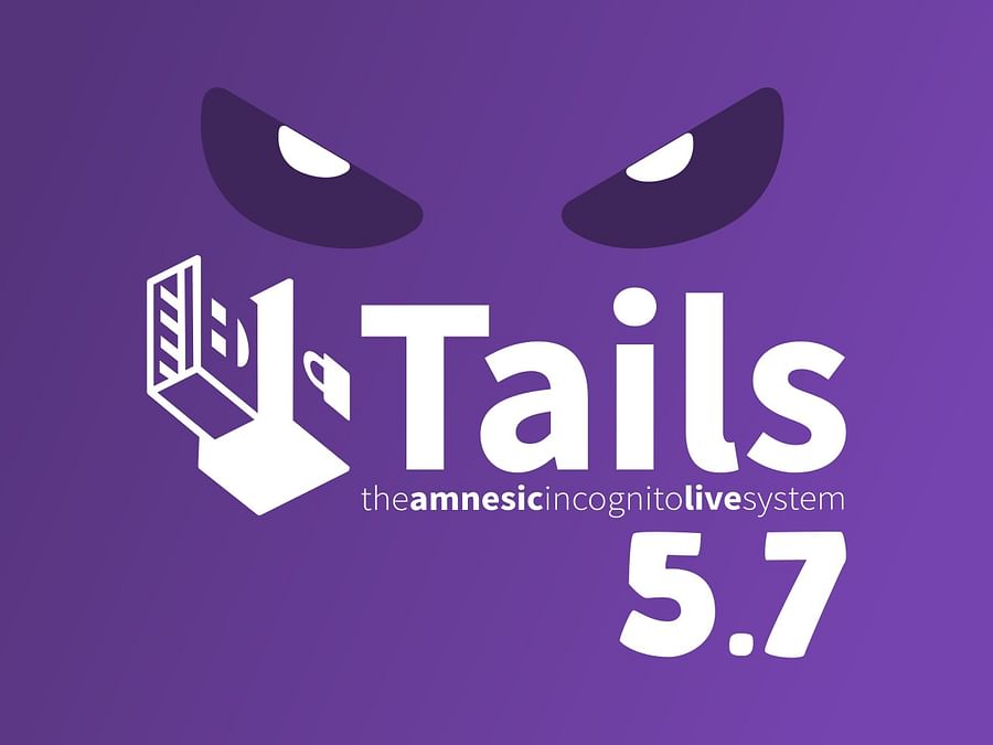 Tails Linux distro interface