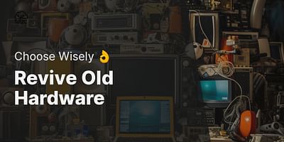 Revive Old Hardware - Choose Wisely 👌