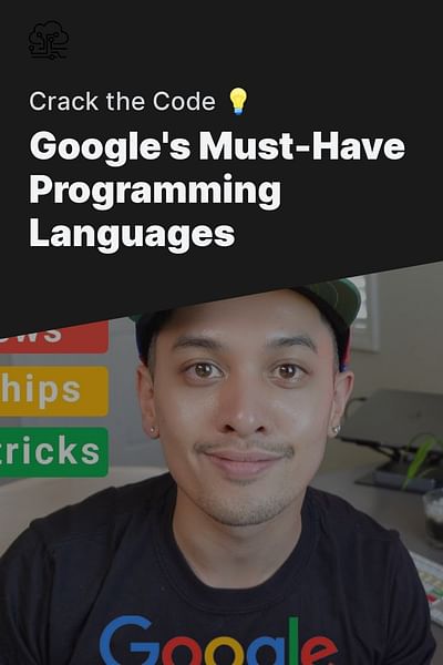 Google's Must-Have Programming Languages - Crack the Code 💡